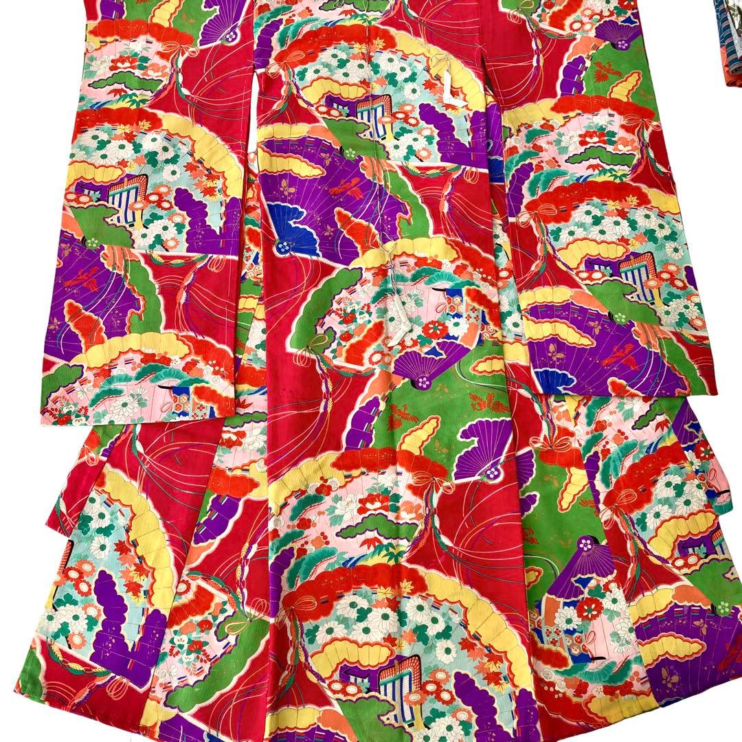 アンティーク　女の子　子供着物　七五三　アンティーク着物　3歳　NO6