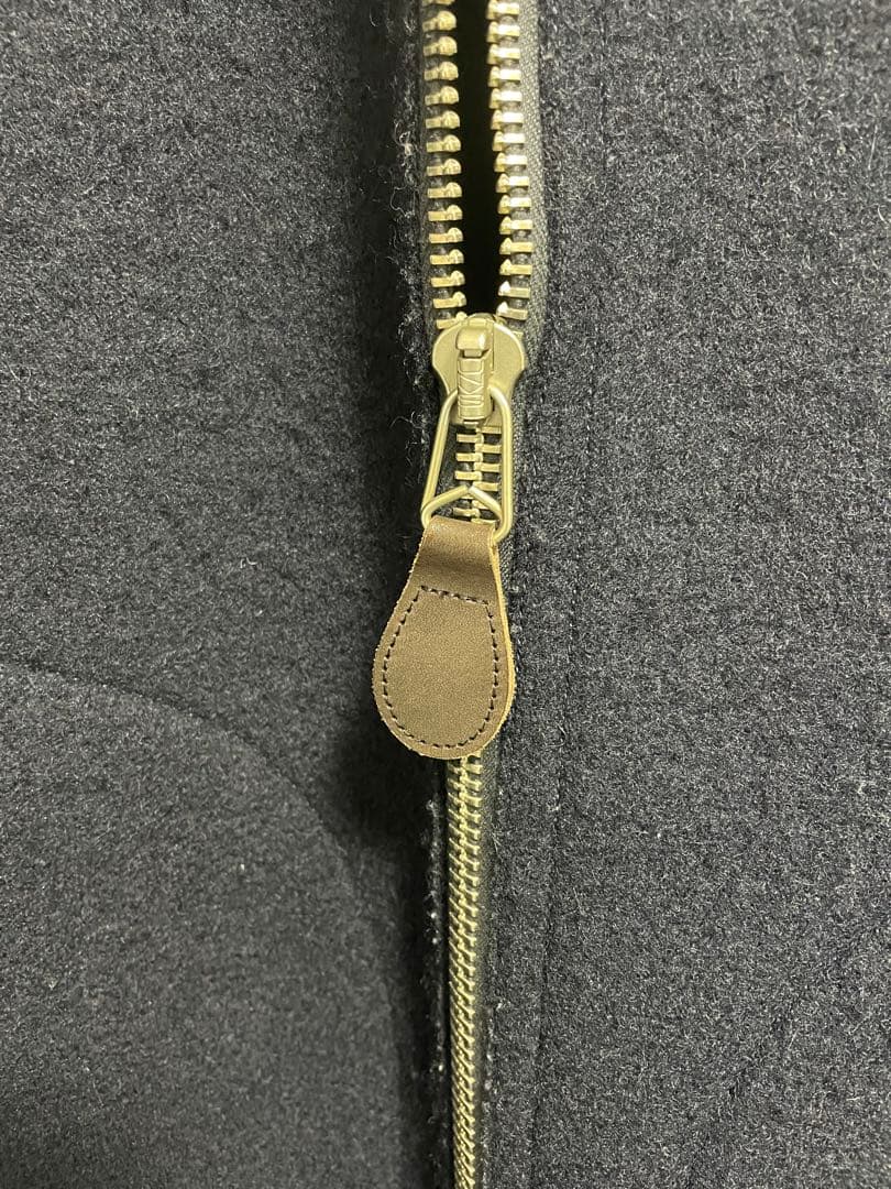 じょん　un/unbient Wool No-collar Jacket