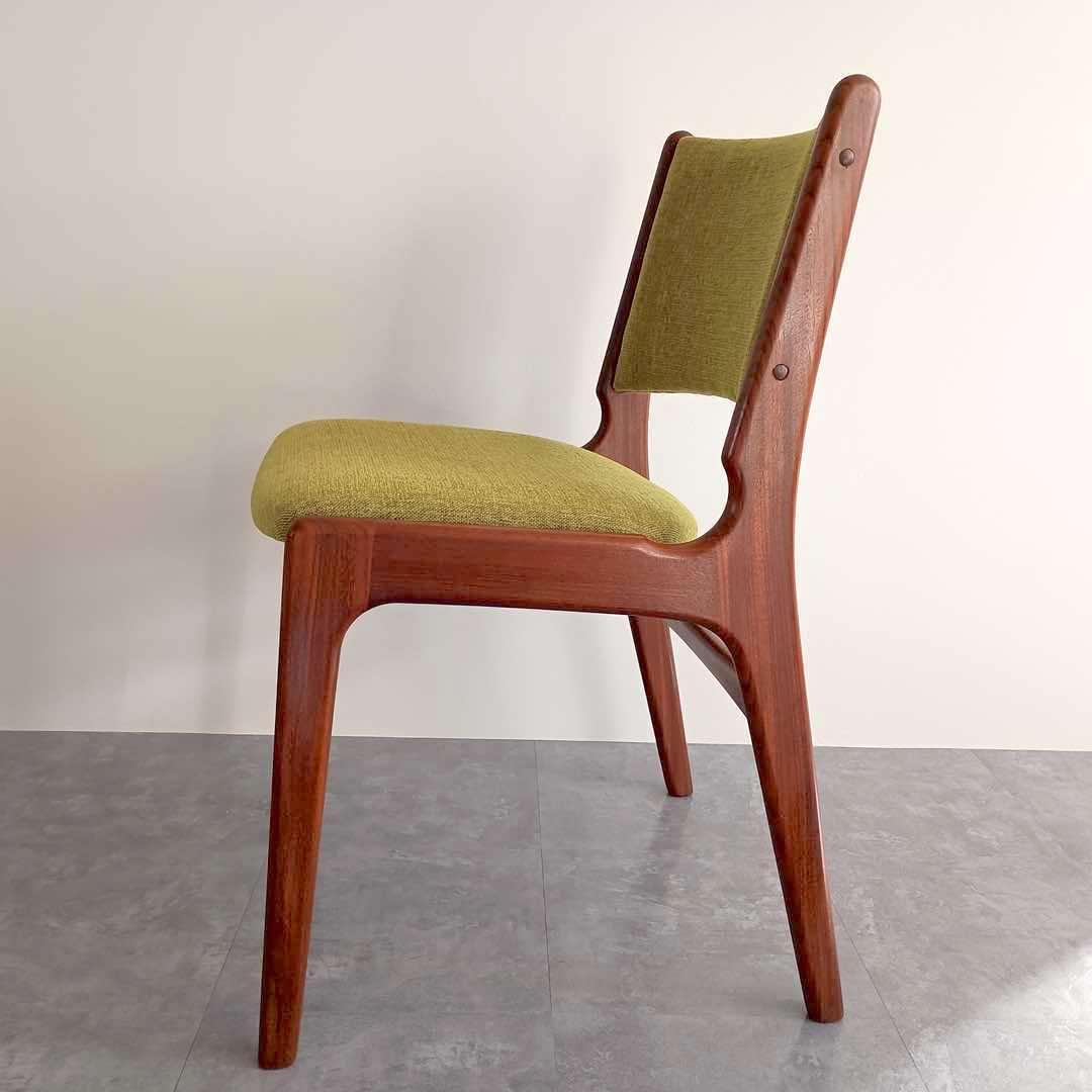 北欧ビンテージ エリックバック ダイニングチェア