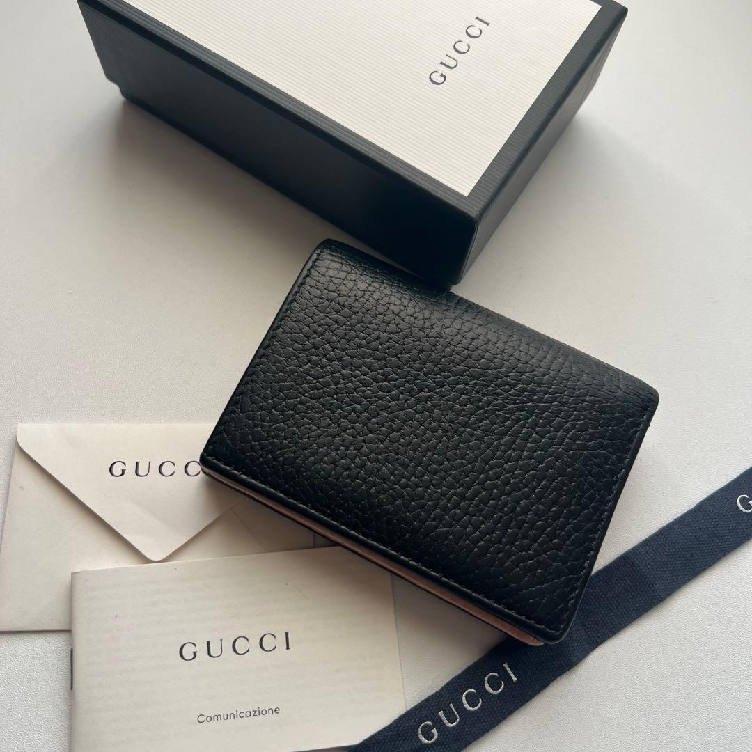 78 美品 GUCCI グッチ マーモント 2つ折り財布