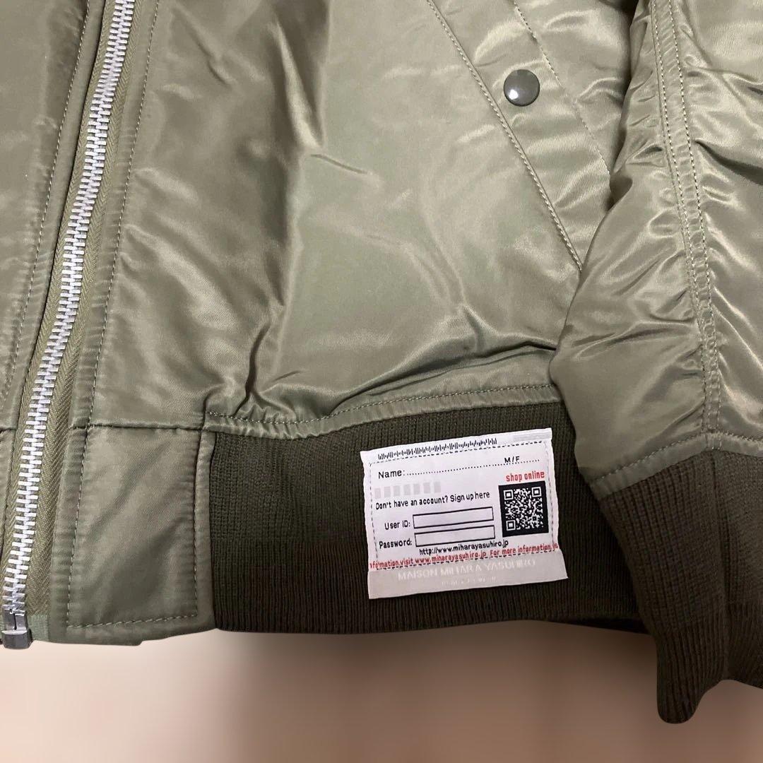 MAISON MIHARA YASUHIRO MA-1フライトジャケット