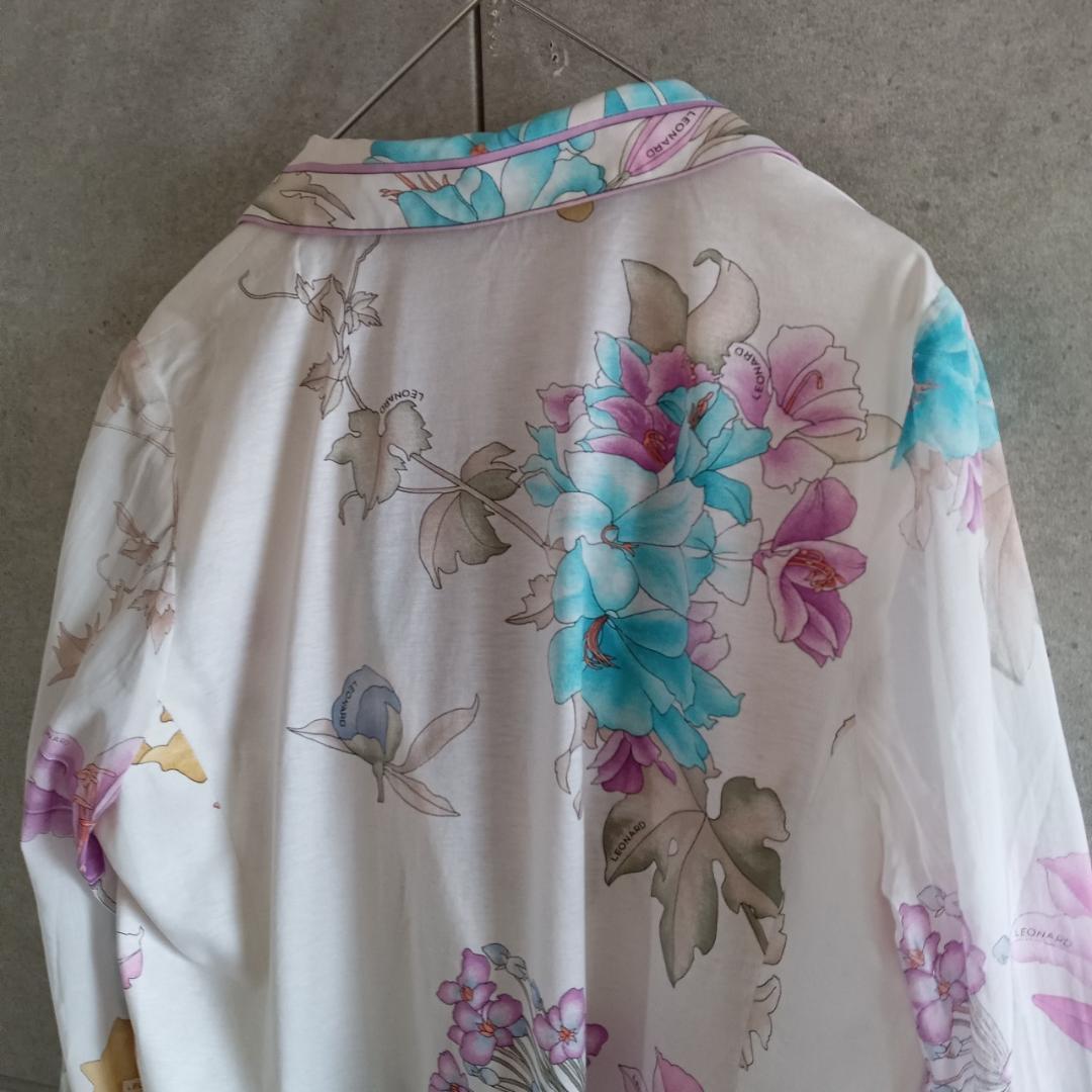 LEONARD レオナール 花柄 ジャケット　1B 日本製 X4468