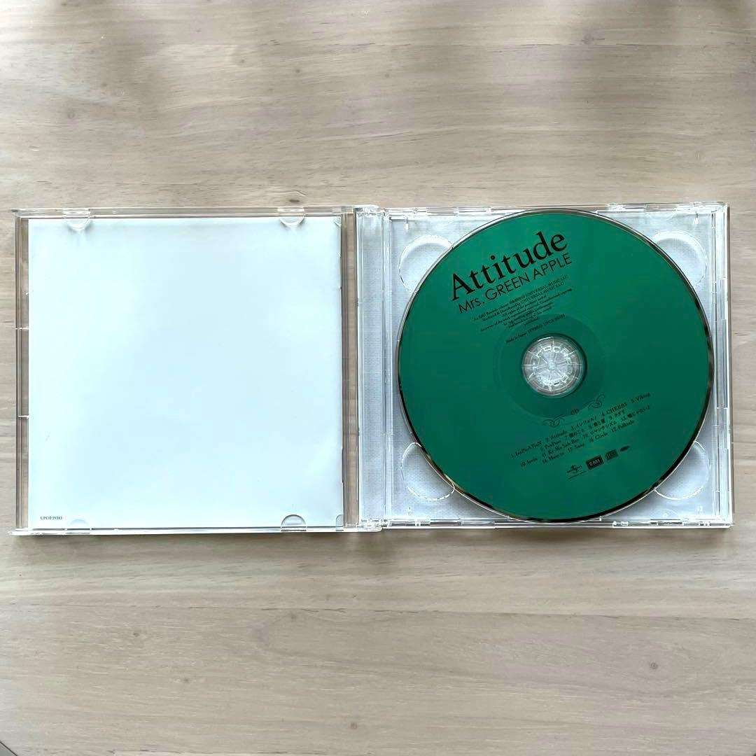 ミセス CD Attitude 初回限定盤 Mrs. GREEN APPLE