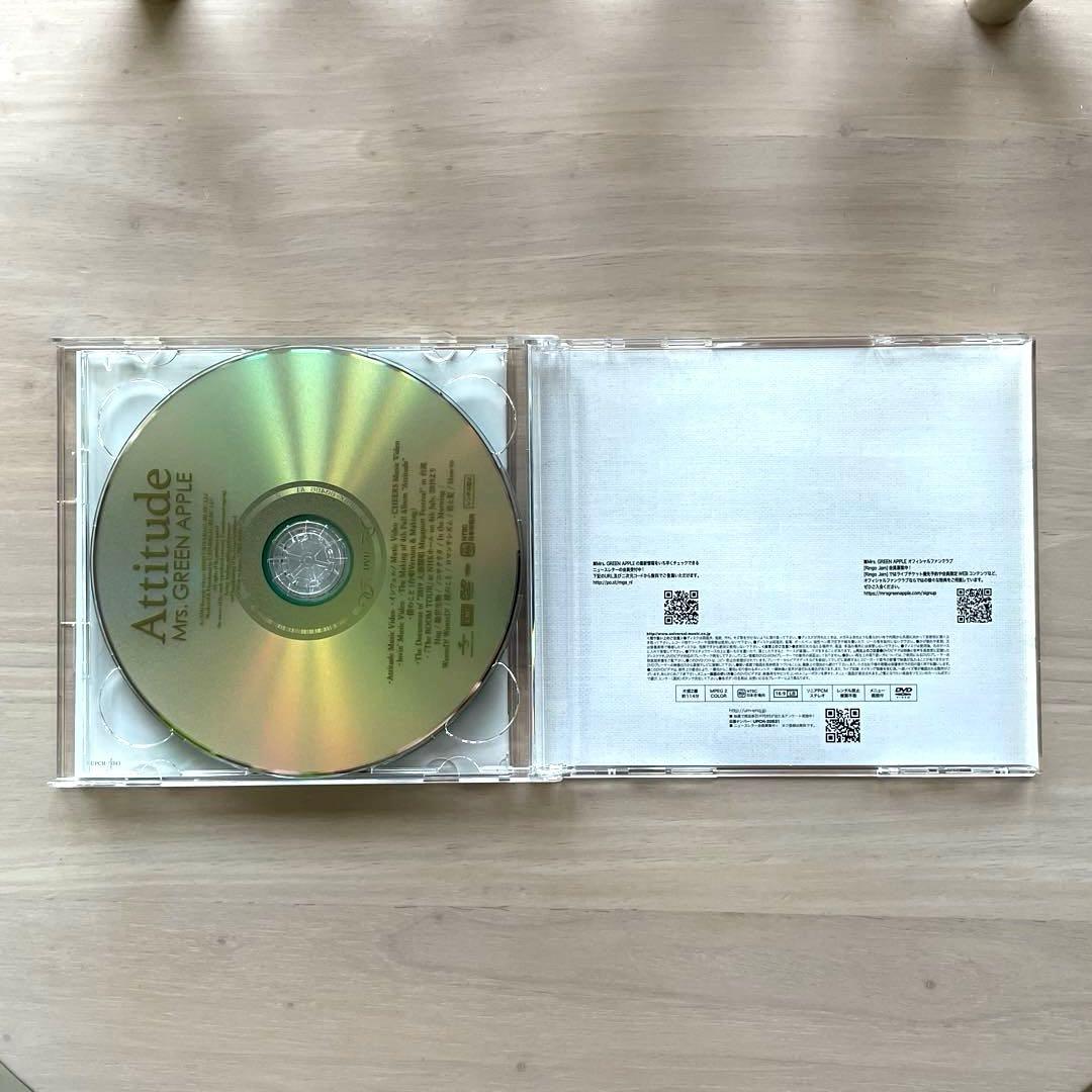 ミセス CD Attitude 初回限定盤 Mrs. GREEN APPLE
