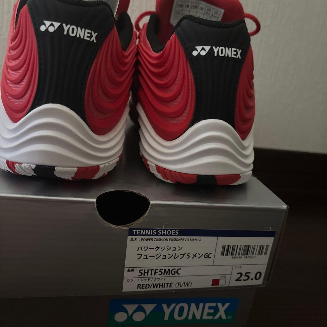 (25.0cm) 　YONEX　テニスシューズ　フュージョンレブ５MGC