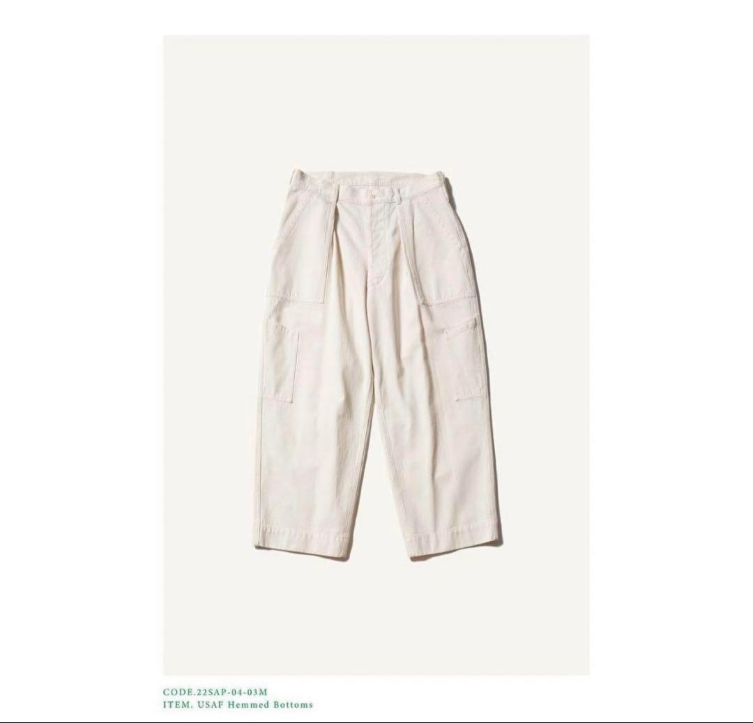 a.presse USAF Hemmed Bottoms エクリュ サイズ3