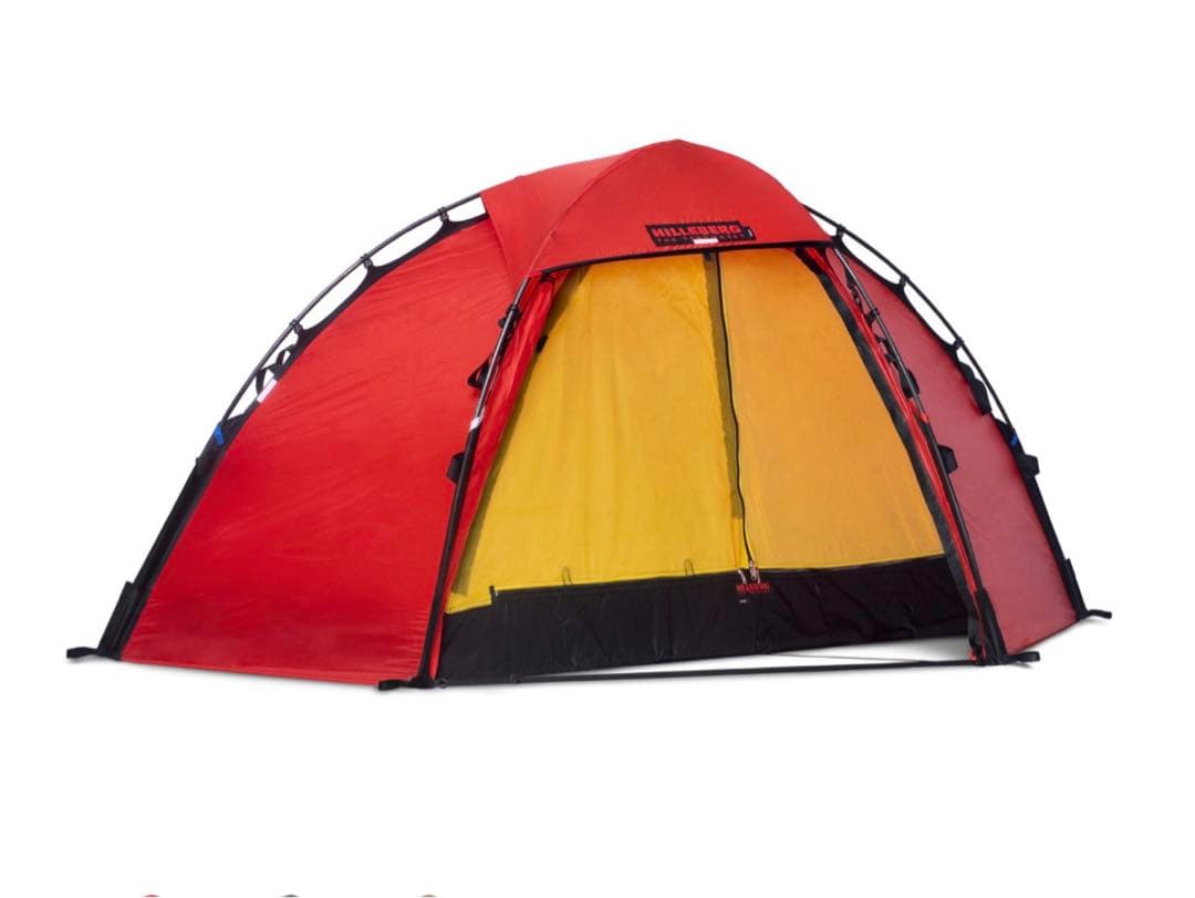 hilleberg Soulo ヒルバーグ ソウロ フットプリント付き 赤ヒル