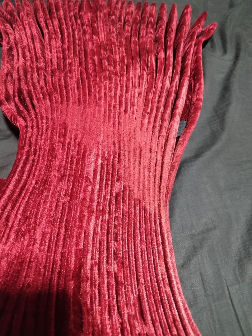 チンチラ レッド 仮眠カーテン センターカーテン 五右衛門カーテン トラック用品