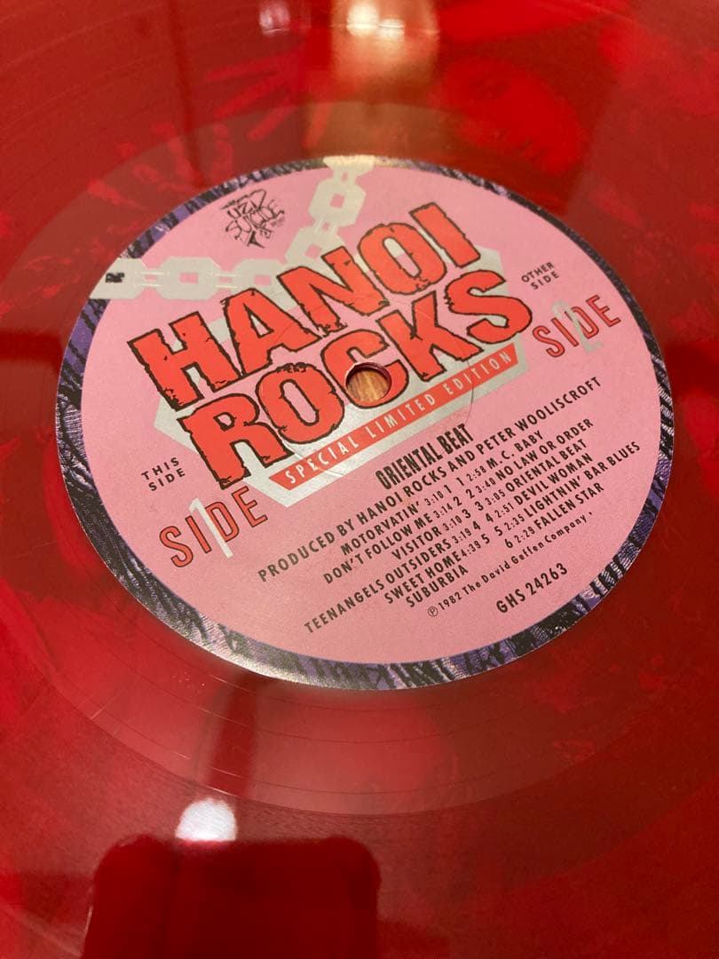Hanoi Rocks レコード　3枚