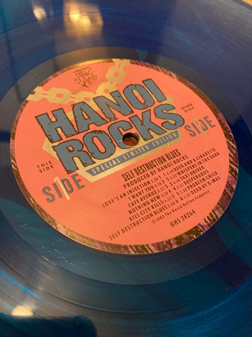 Hanoi Rocks レコード　3枚