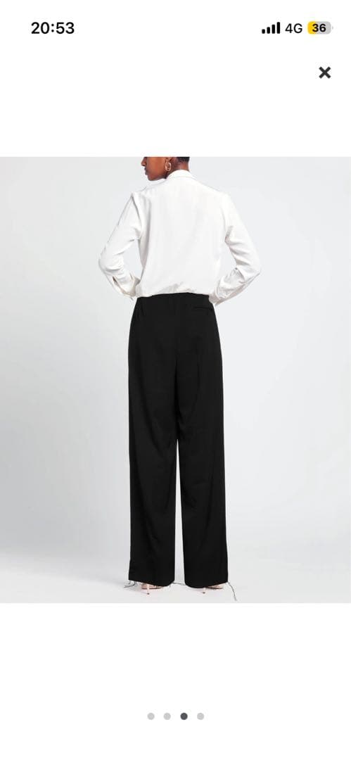 BALENCIAGA ワイドスラックス　36