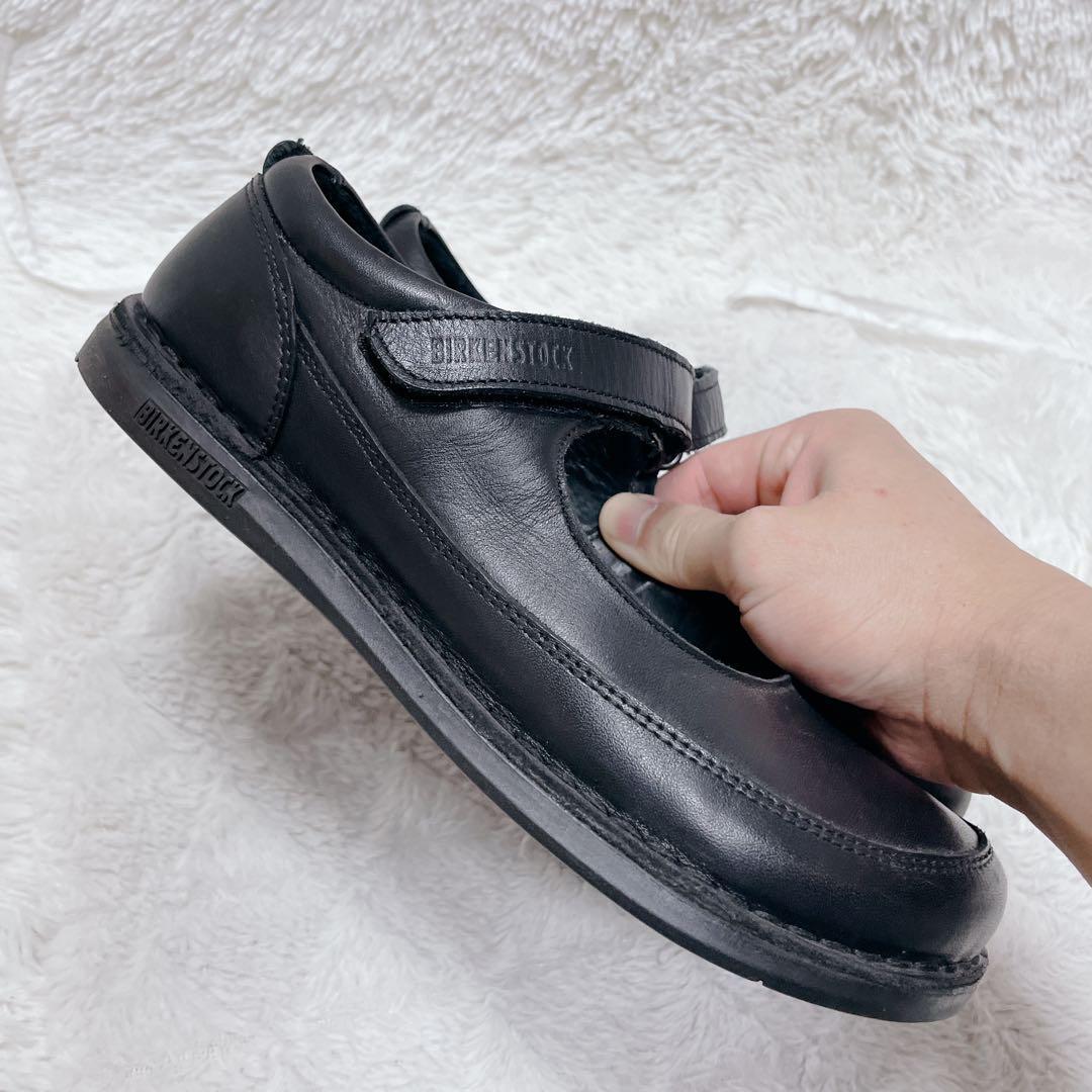 ビルケンシュトック　ジューン　リアルレザー　メリージェーン　ストラップ　パンプス