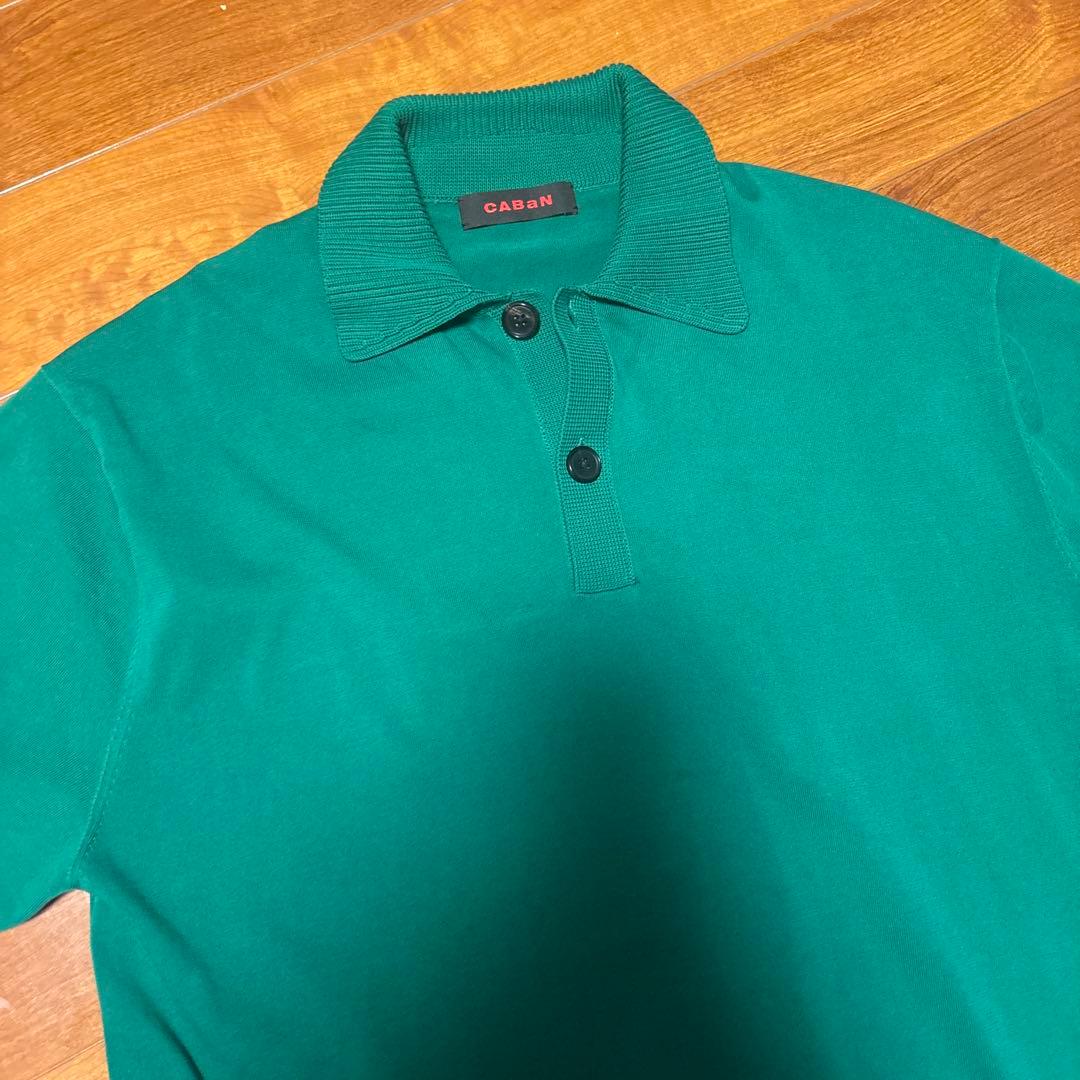 CABAN キャバン　緑色 ポロシャツ トップス　Lサイズ　ほぼ未使用