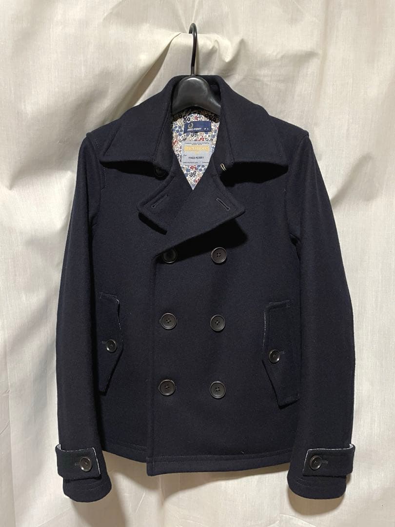 【美品】フレッドペリー ピーコート ダブルブレスト
