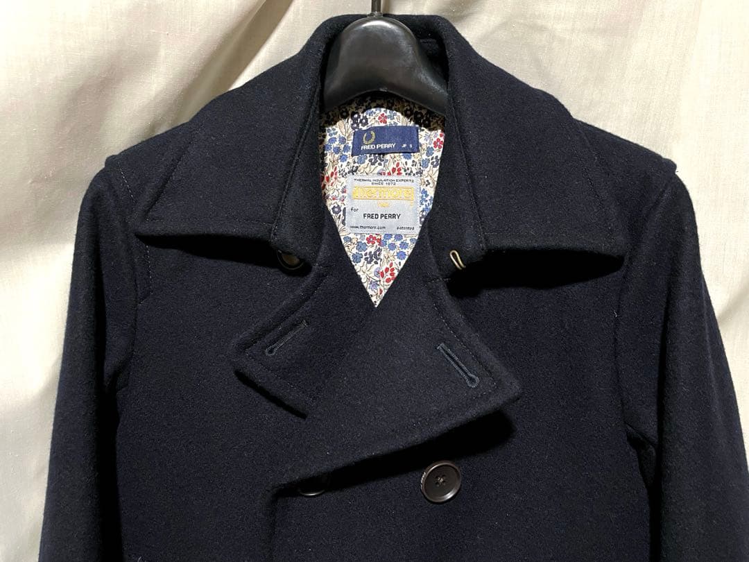 【美品】フレッドペリー ピーコート ダブルブレスト