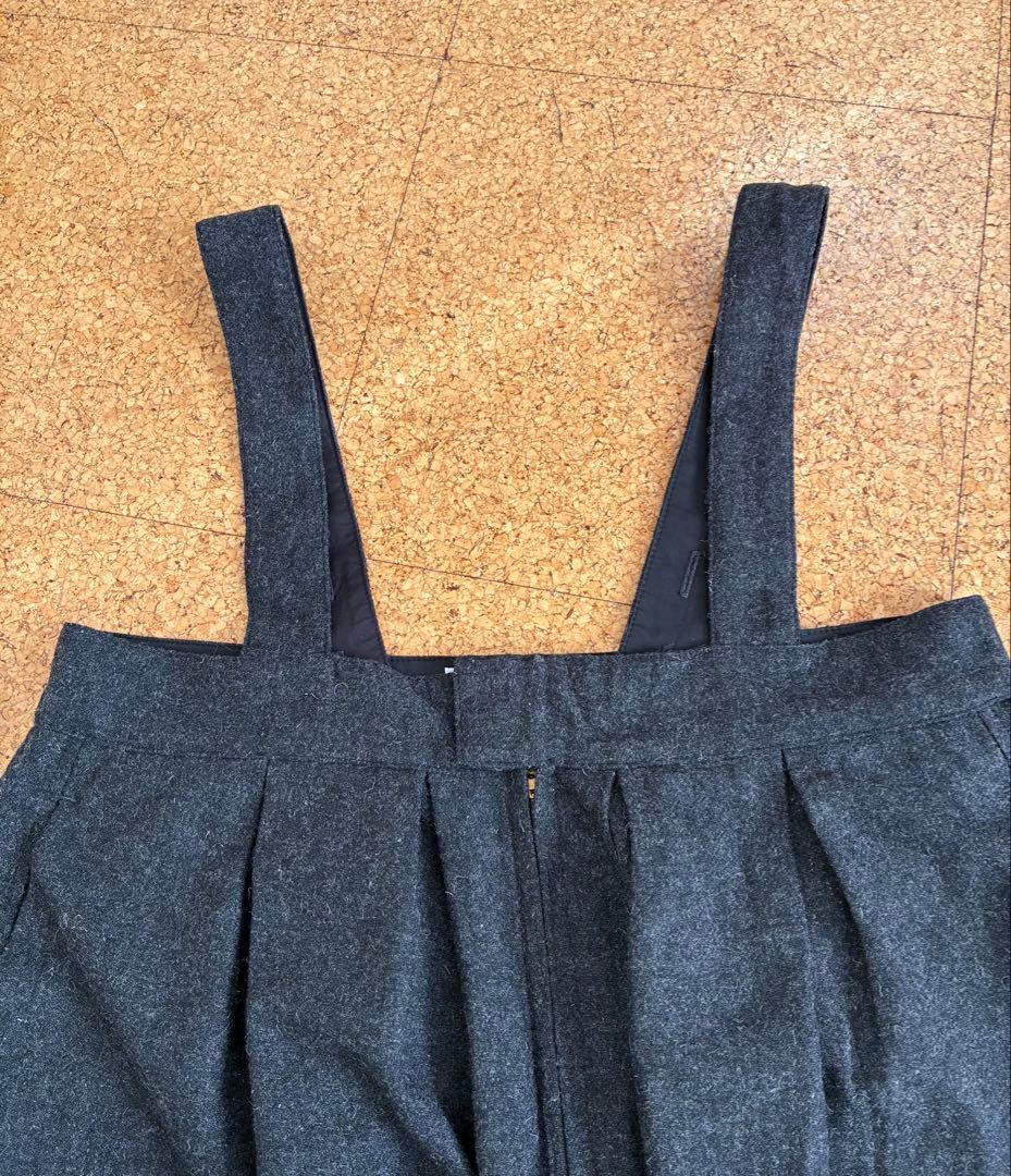 【美品】ソラモナポッシェ ウールタックオーバーオール サロペット オールインワン