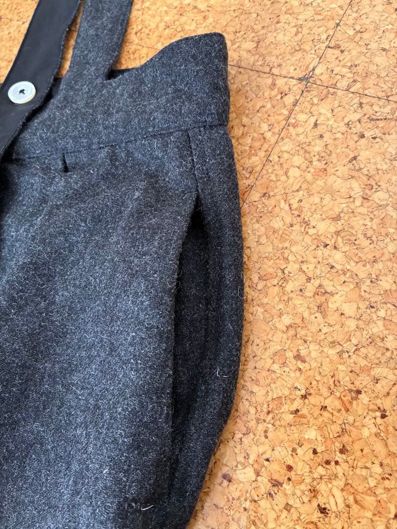 【美品】ソラモナポッシェ ウールタックオーバーオール サロペット オールインワン