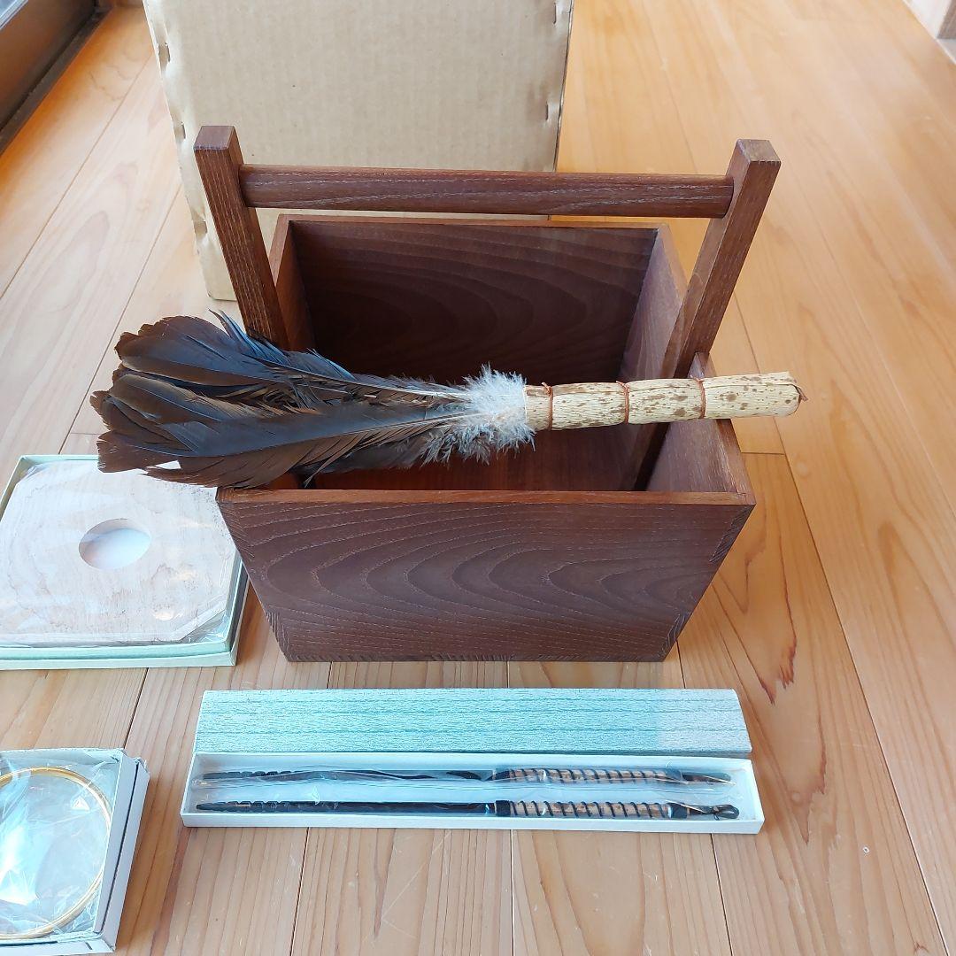 茶道具　箱炭斗セット