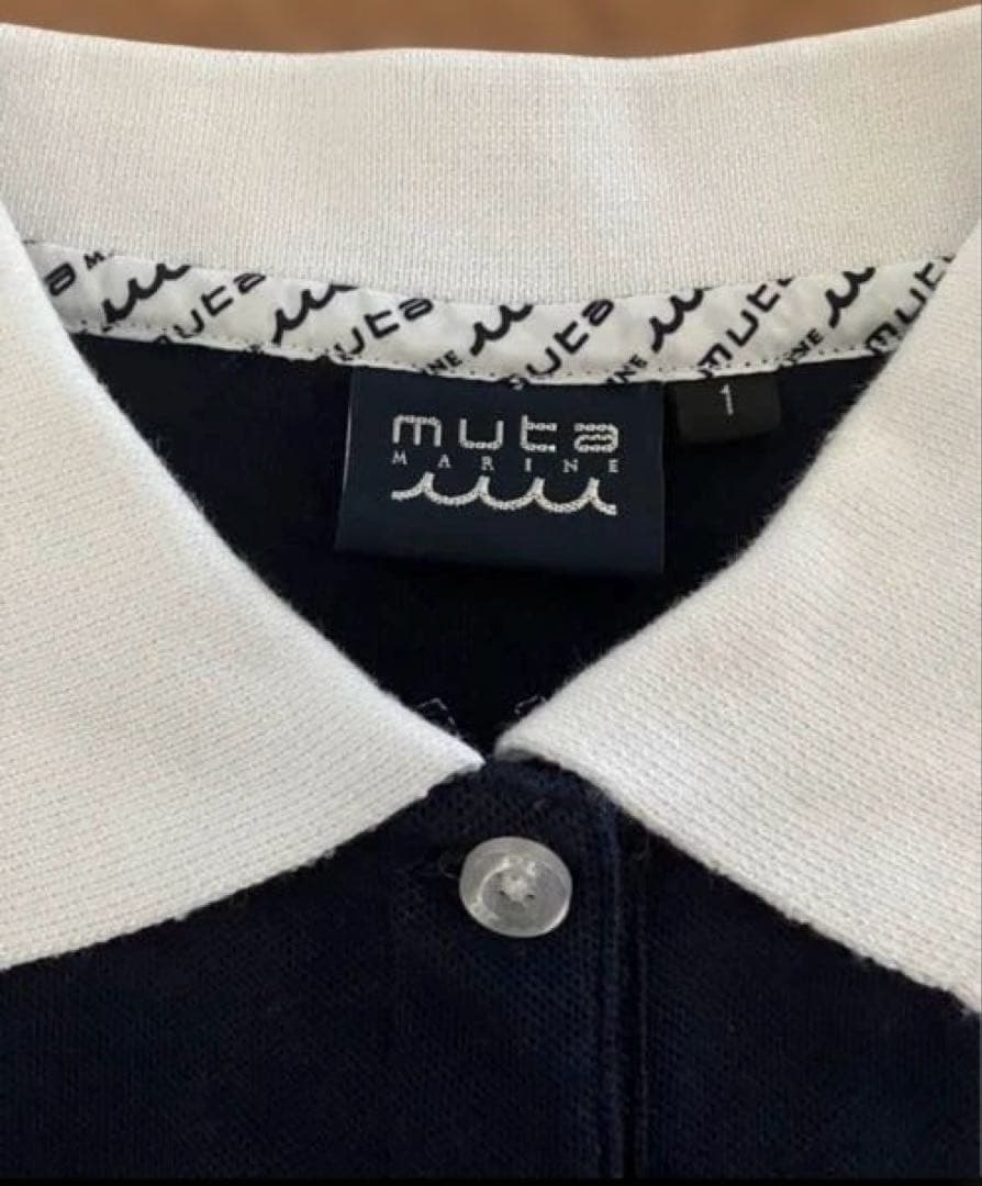 バンドスリーブポロシャツ muta