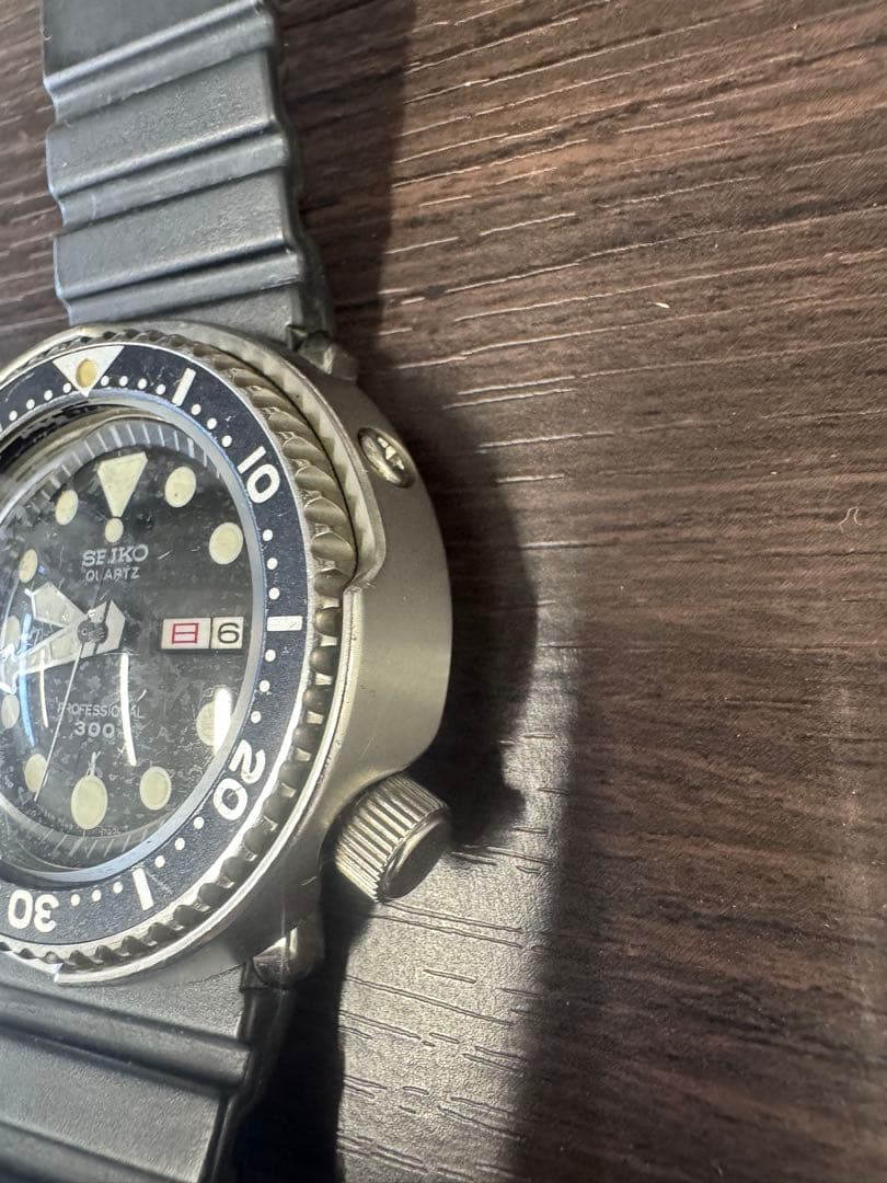 SEIKO ツナ缶 ダイバー クォーツ 不動品 300m プロフェッショナル