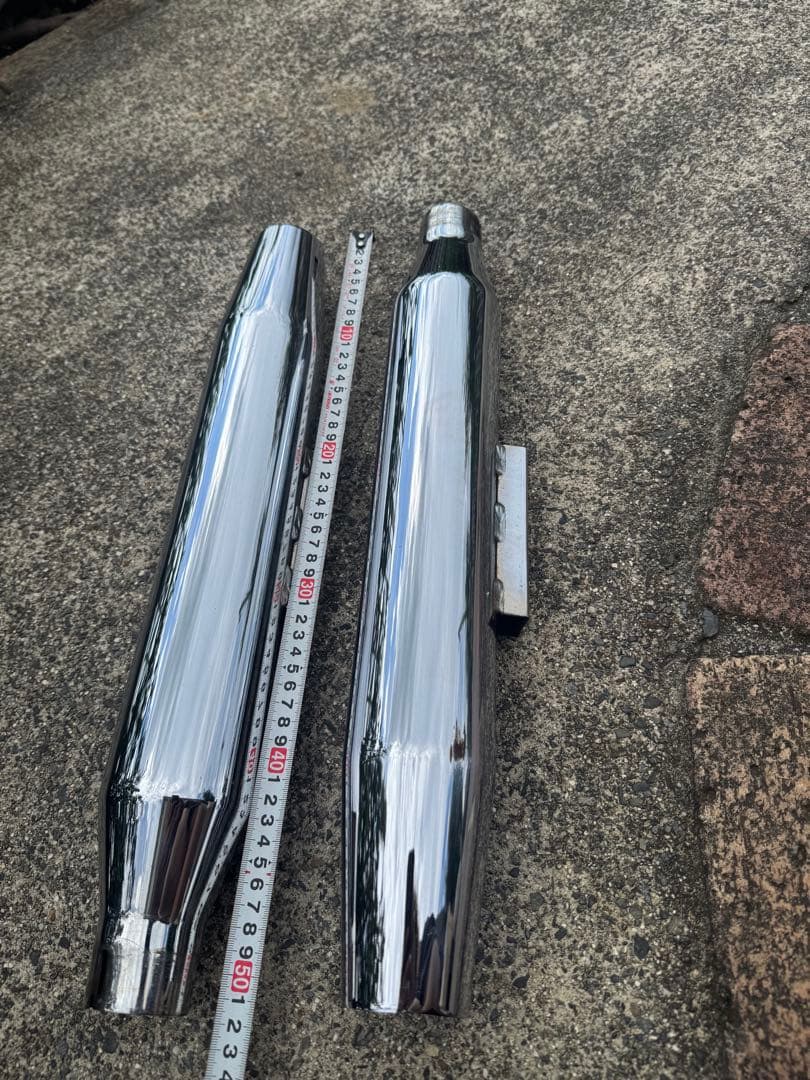 川*徹様 クロームワークス　スリップオン テーパード3インチ　ダイナ用