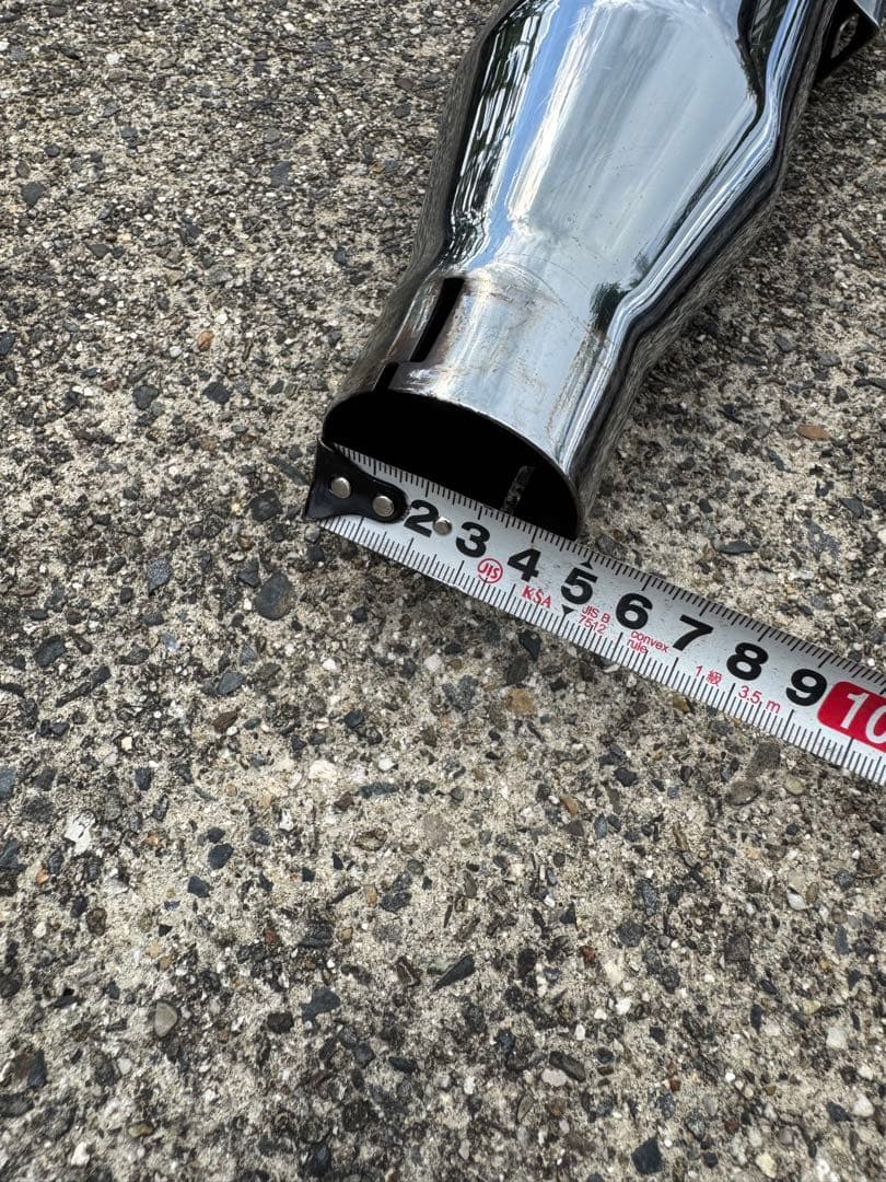 川*徹様 クロームワークス　スリップオン テーパード3インチ　ダイナ用