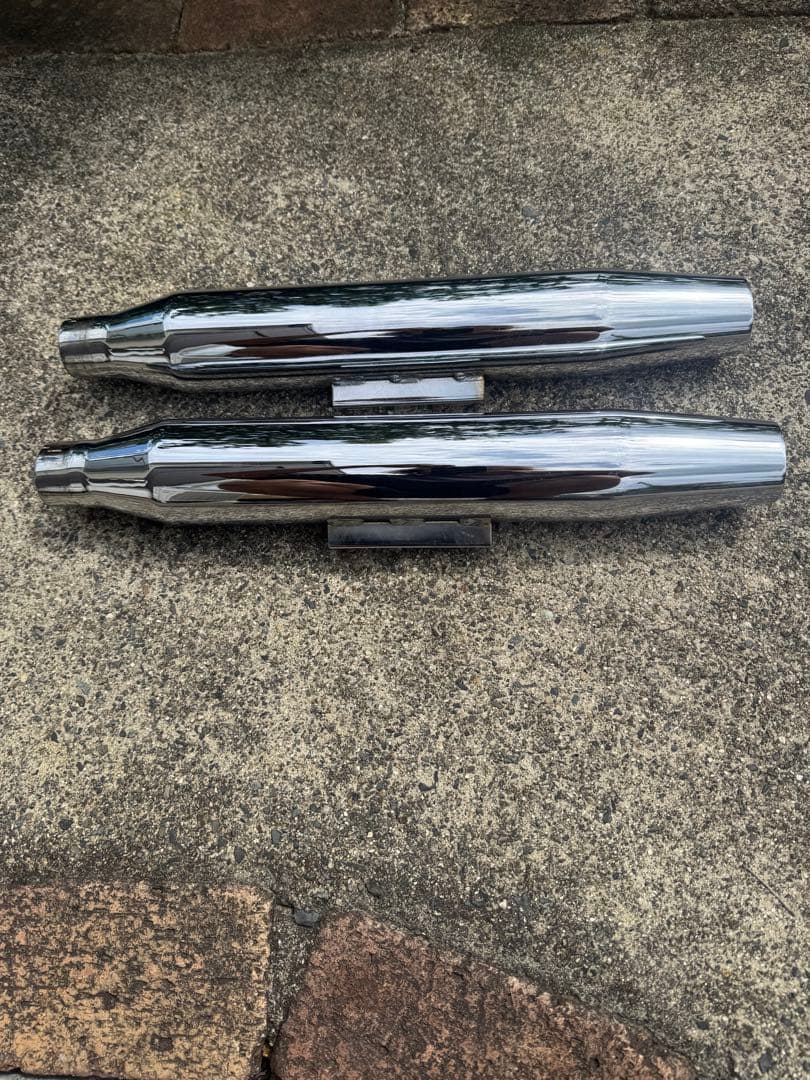 川*徹様 クロームワークス　スリップオン テーパード3インチ　ダイナ用