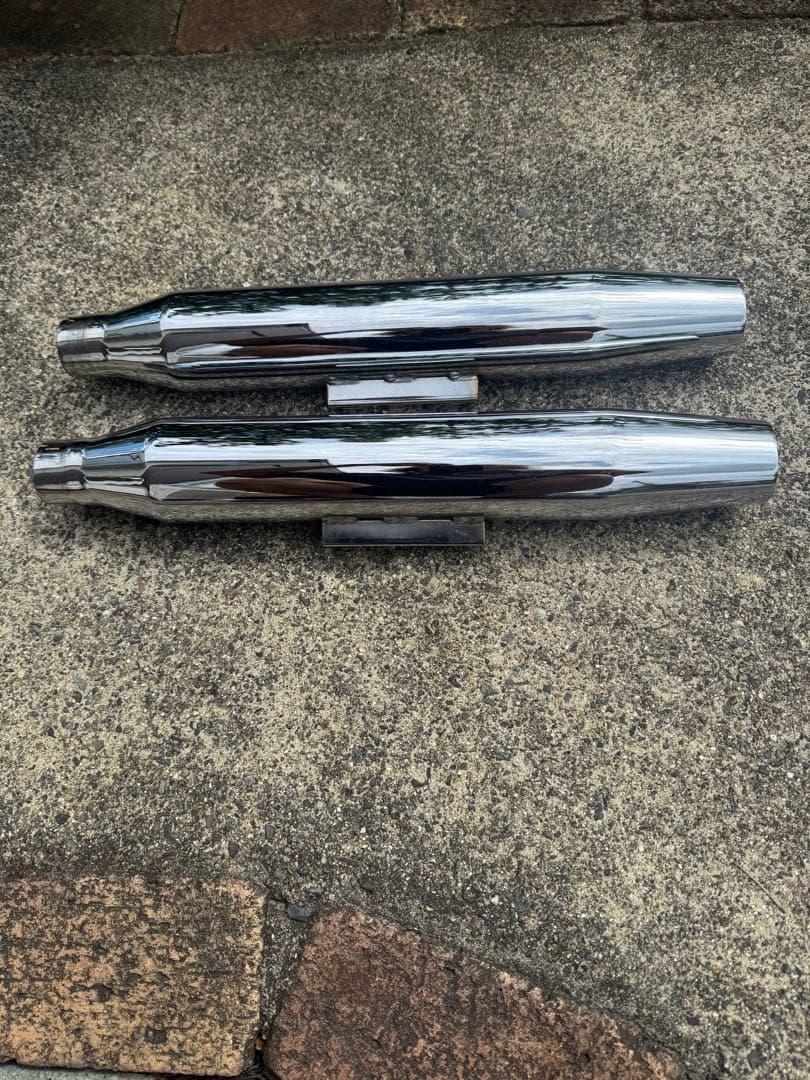 川*徹様 クロームワークス　スリップオン テーパード3インチ　ダイナ用