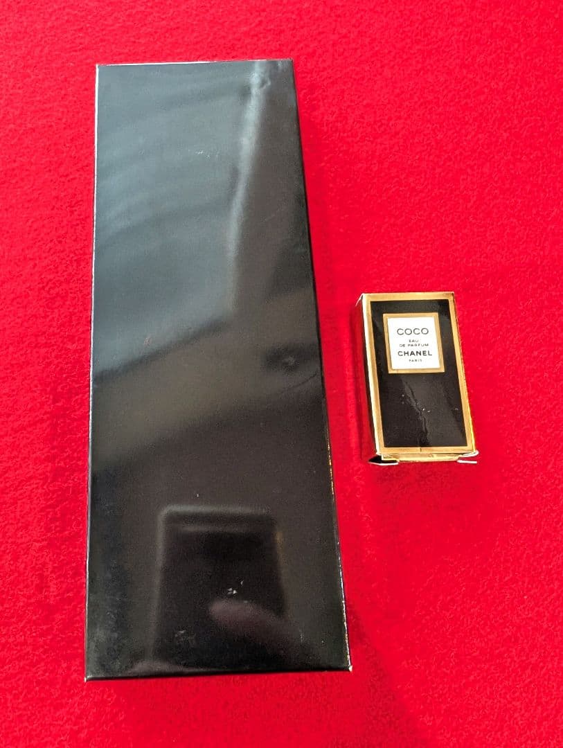 CHANEL Coco 香水ボトル ネックレス リボンヴィンテージ 箱付き