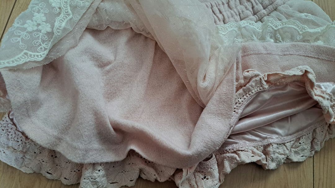 LIZ LISA　スカパン　希少　レース　フリル　ピンク系　平成　レア　y2k