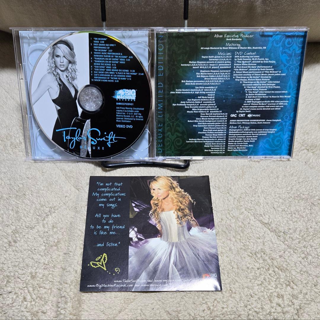 Taylor Swift 1st DELUXE 輸入盤 CD DVD
