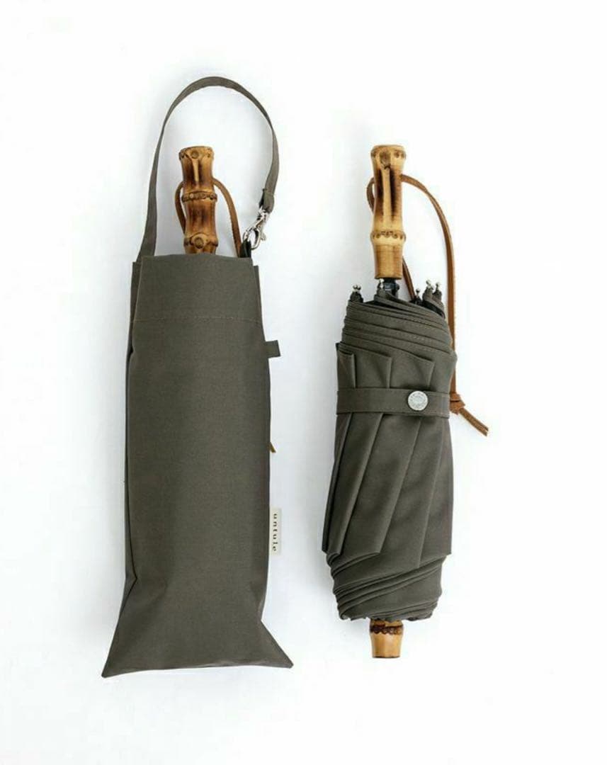 untule 3段EASY 折りたたみ日傘 55cm ニュートラル ダークグレー