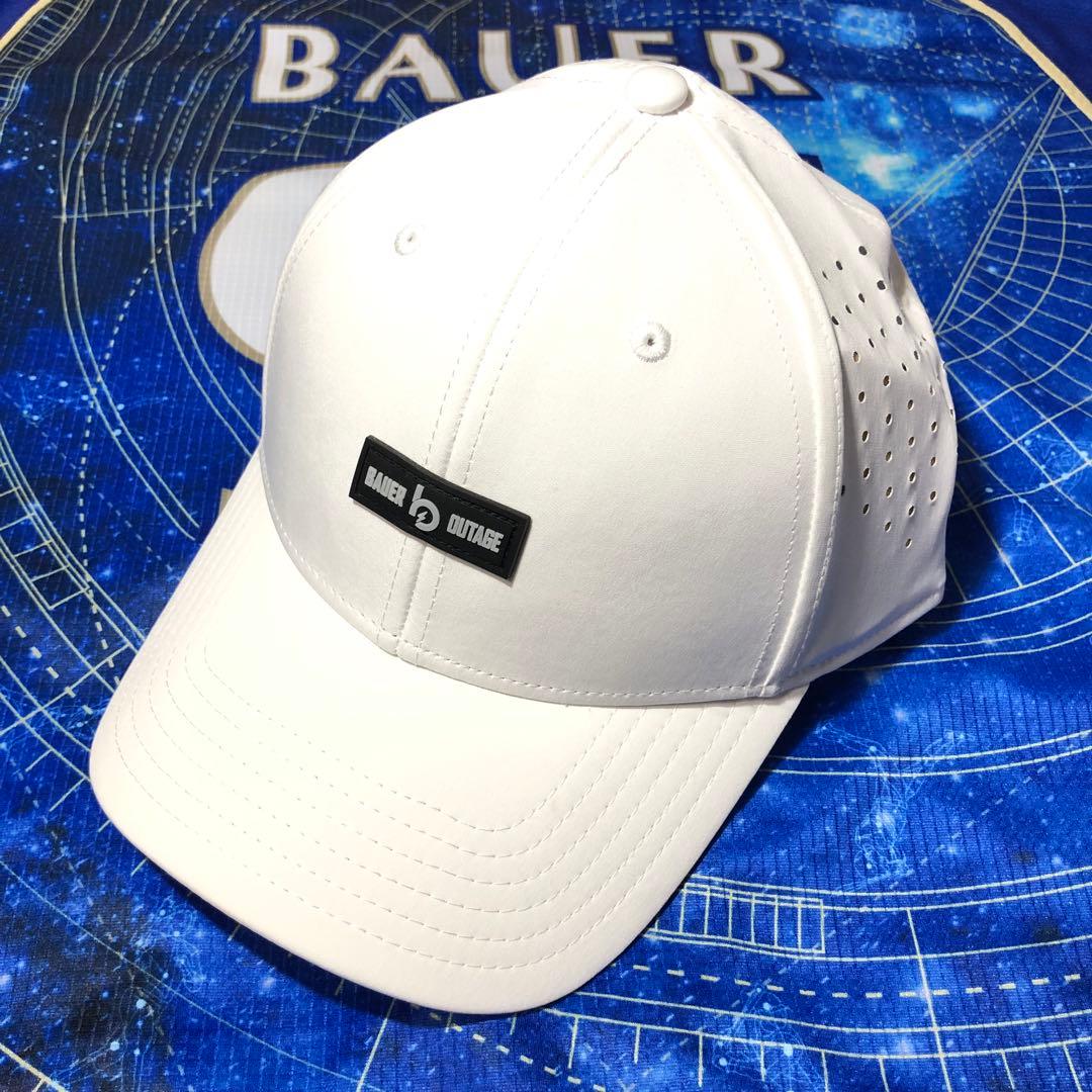 横浜DeNAベイスターズ　バウアー　BAUER OUTAGE　キャップ　ホワイト