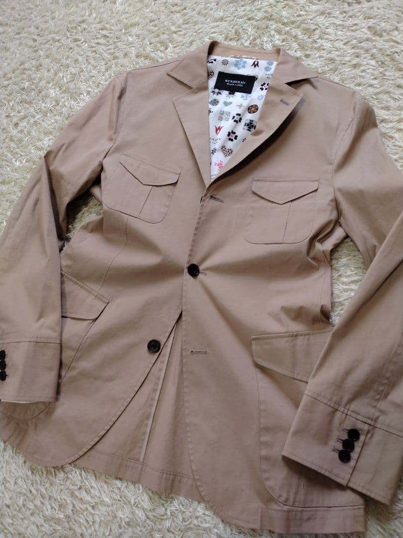 BURBERRY BLACK LABEL モノグラム　テーラードジャケット　L