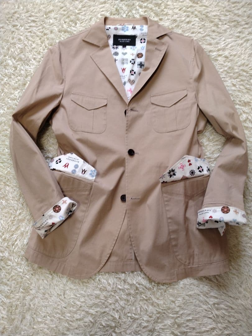 BURBERRY BLACK LABEL モノグラム　テーラードジャケット　L