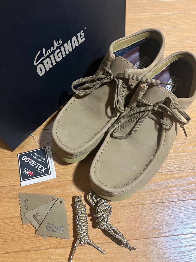 靴 clarks wallabeeGTX 25.5cm UK 7 1/2