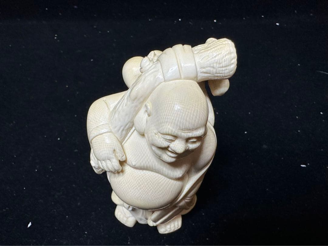 置物　アンティーク　天然素材　仏像　彫刻 古美術品　細密細工　骨董コレクション