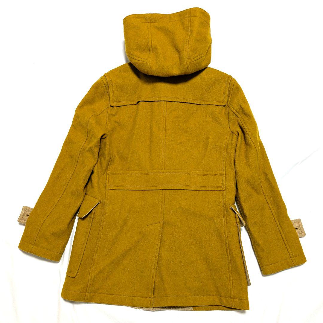 バーバリーブラックレーベル ダッフルコート ノバチェック マスタード M