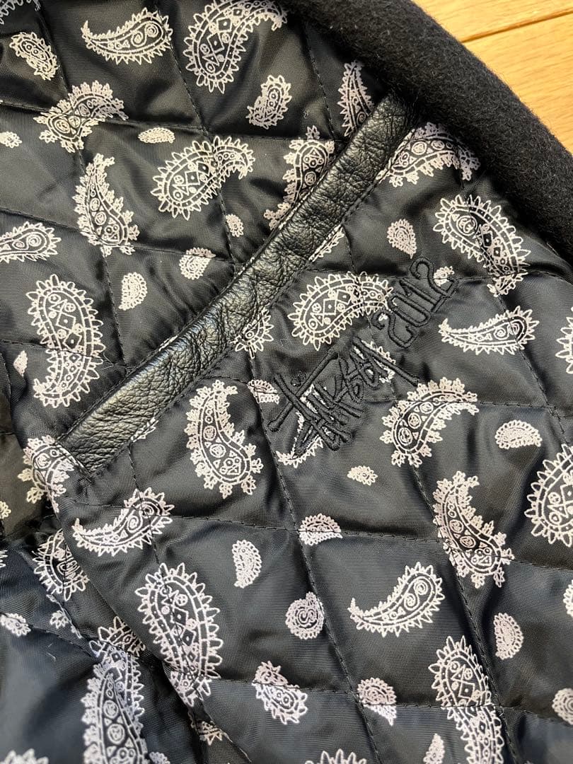 Stussy スタジャン 黒