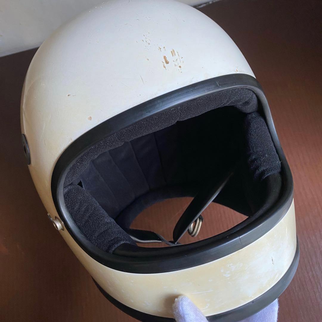 アライ 新井弘武 目深加工リペア済み ビンテージヘルメット 当時物 族ヘル