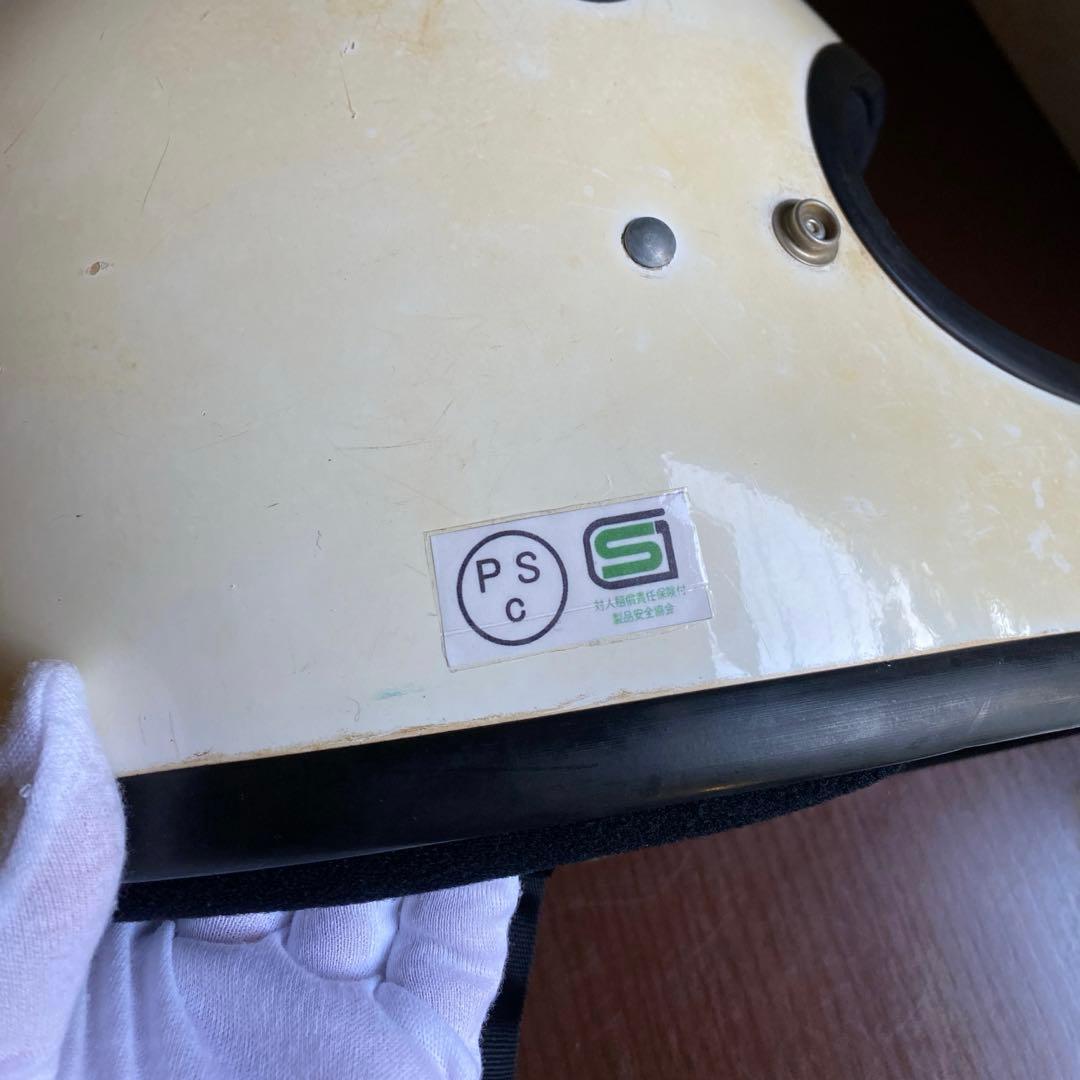 アライ 新井弘武 目深加工リペア済み ビンテージヘルメット 当時物 族ヘル