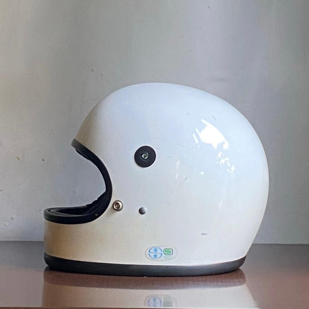 アライ 新井弘武 目深加工リペア済み ビンテージヘルメット 当時物 族ヘル