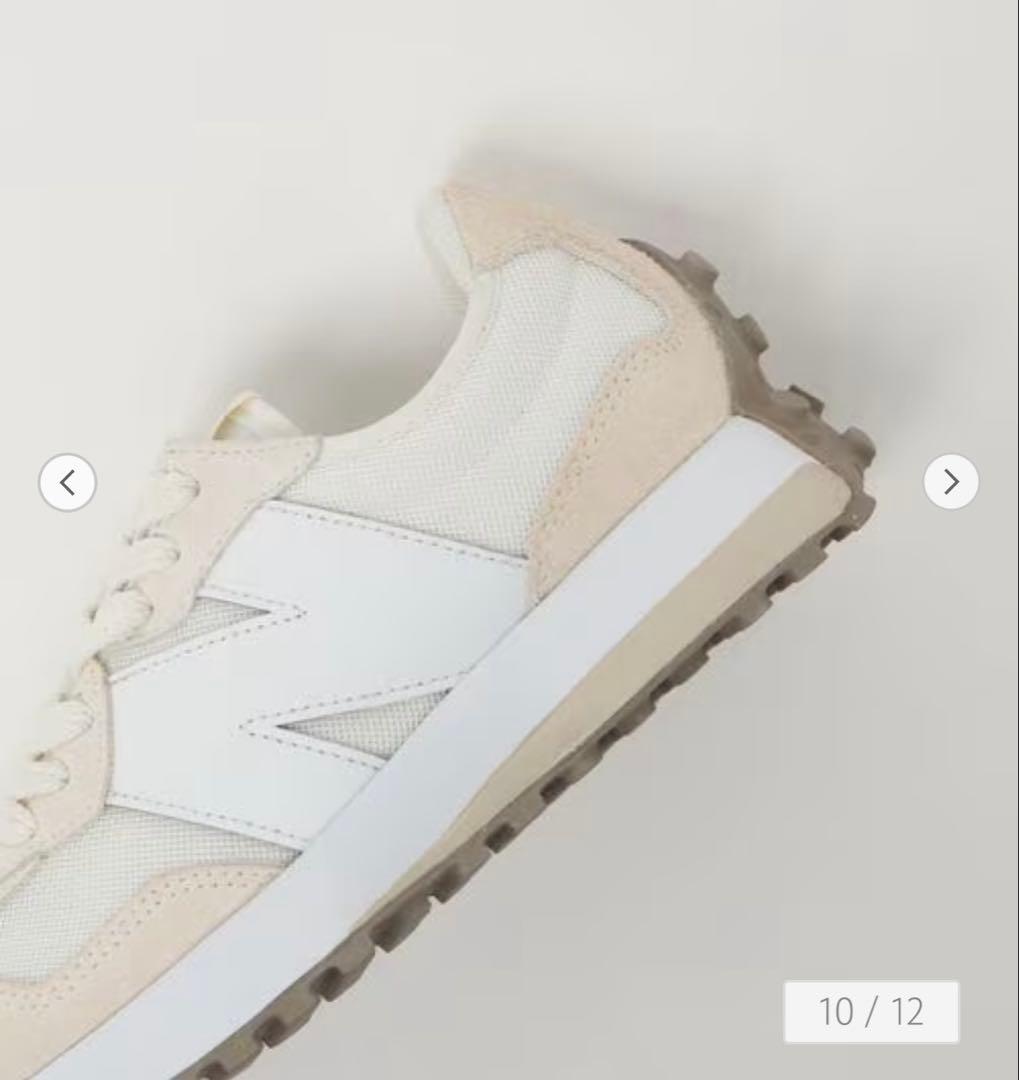new balance U327 スニーカー ベージュ/ホワイト