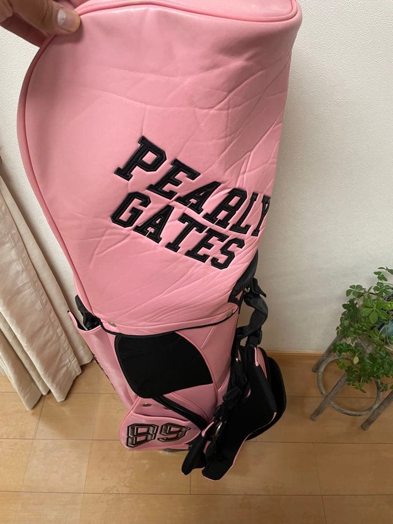 PEARLY GATES ピンクキャディバッグ