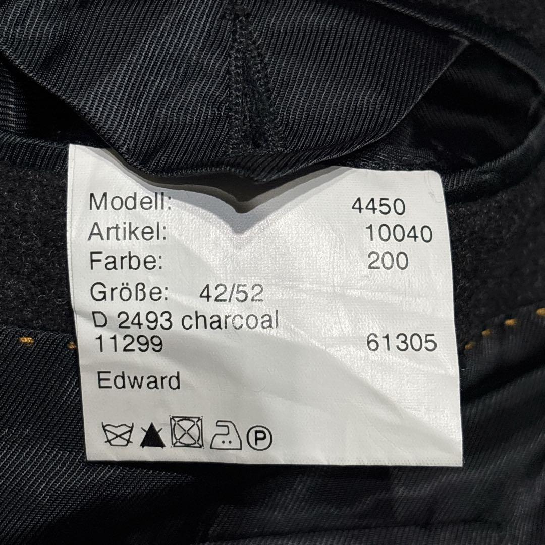 美品　Barbour エドワード ウール チャコール L No.134