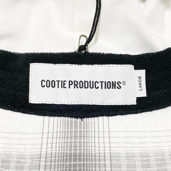 新同 25SS COOTIE オンブレチェック ボールハット グレーL 付属品有