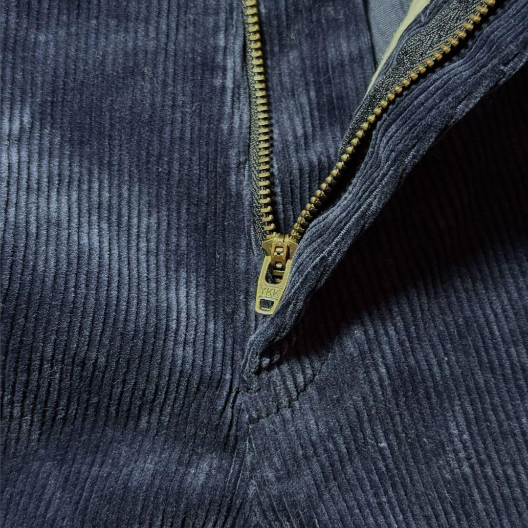 2111 美品ポロラルフローレンコーデュロイパンツ太畝クラシックフィット古着濃紺