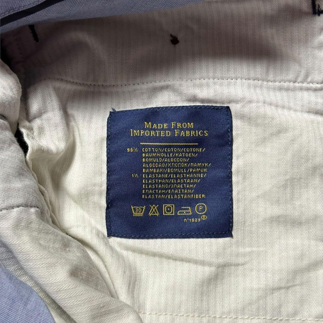 2111 美品ポロラルフローレンコーデュロイパンツ太畝クラシックフィット古着濃紺