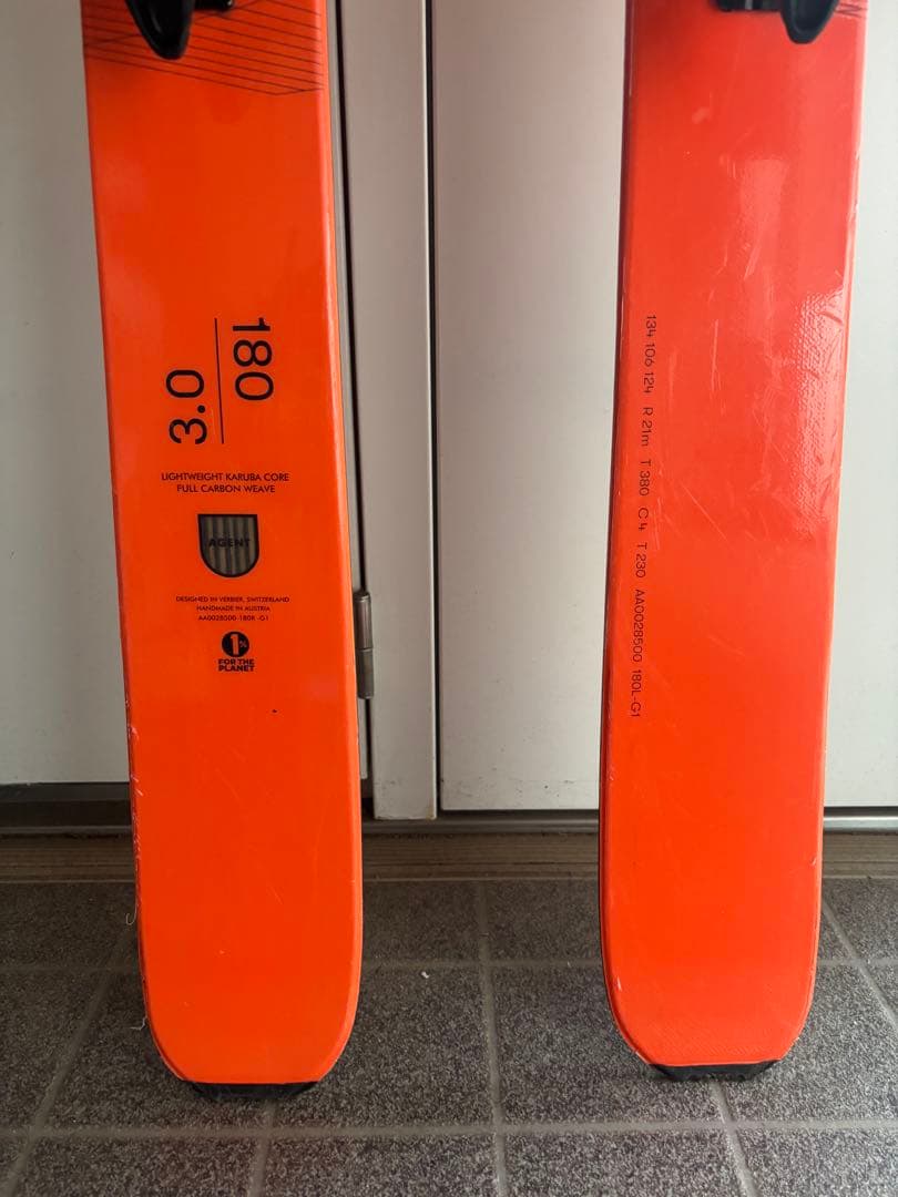 FACTION スキー板 180cm AGENT3.0