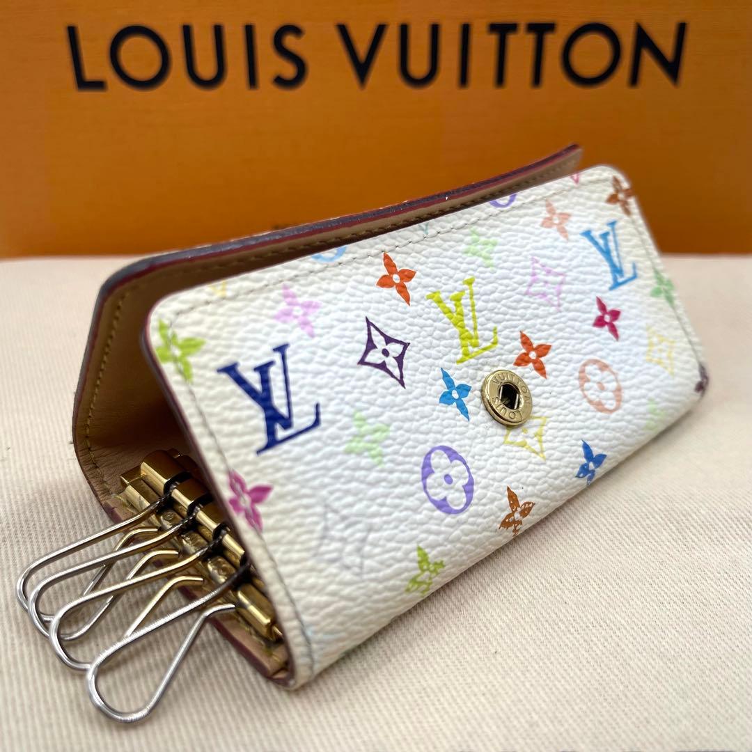 <良品>ルイヴィトン 　モノグラム　マルチカラー　キーケース　　4連 　810